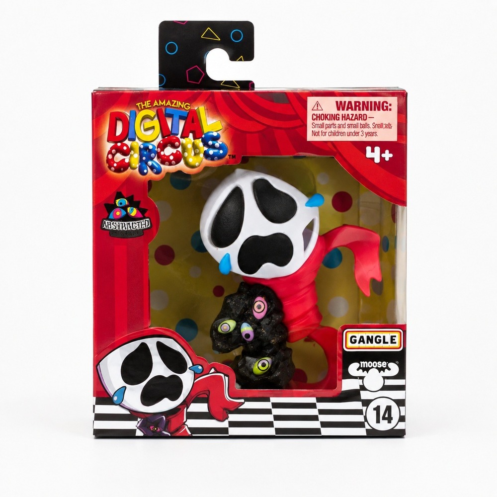 The Amazing Digital Circus‎ Gangle Vinyl Figure 14 Abstracted Red New NIB 4 Inch